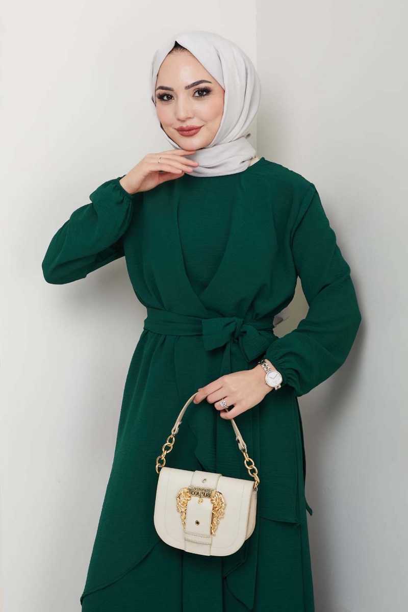 Tesettür İkili Takım Zümrüt AY13290