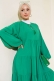 Yakası İpli Kat Model Elbise Benetton AY1529