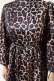 Leopar Desenli Balon Kol Saten Elbise Leopar AY1615