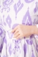 Monogram Desen Elbise Lila AY2380