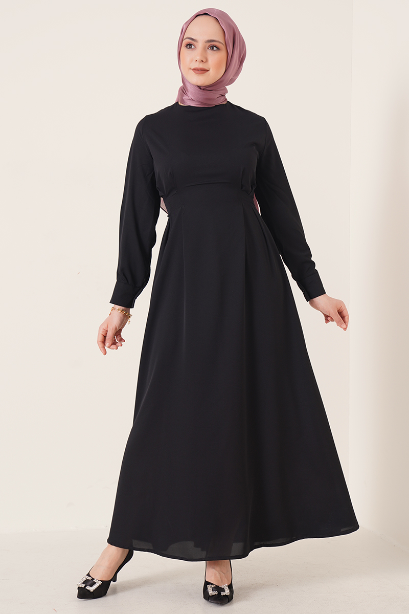 Beli Pensli Siyah Elbise AY3662