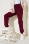 Üç İplik Jogger Pantolon Bordo AY3958