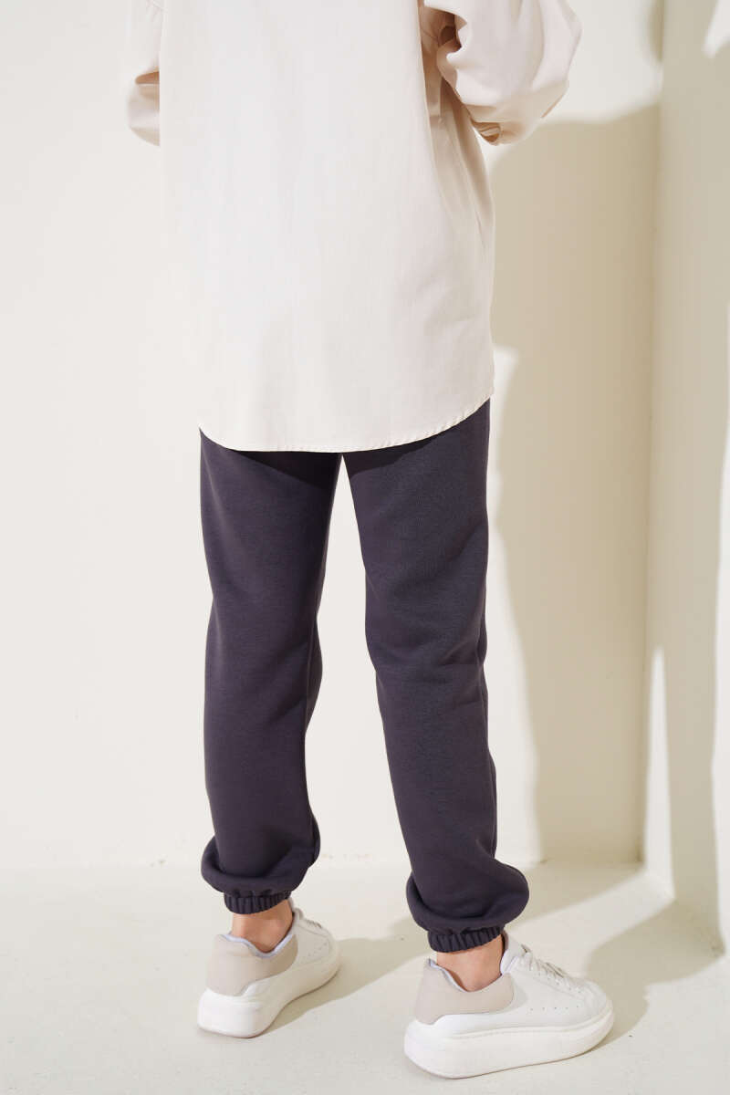 Üç İplik Jogger Pantolon Füme AY3958