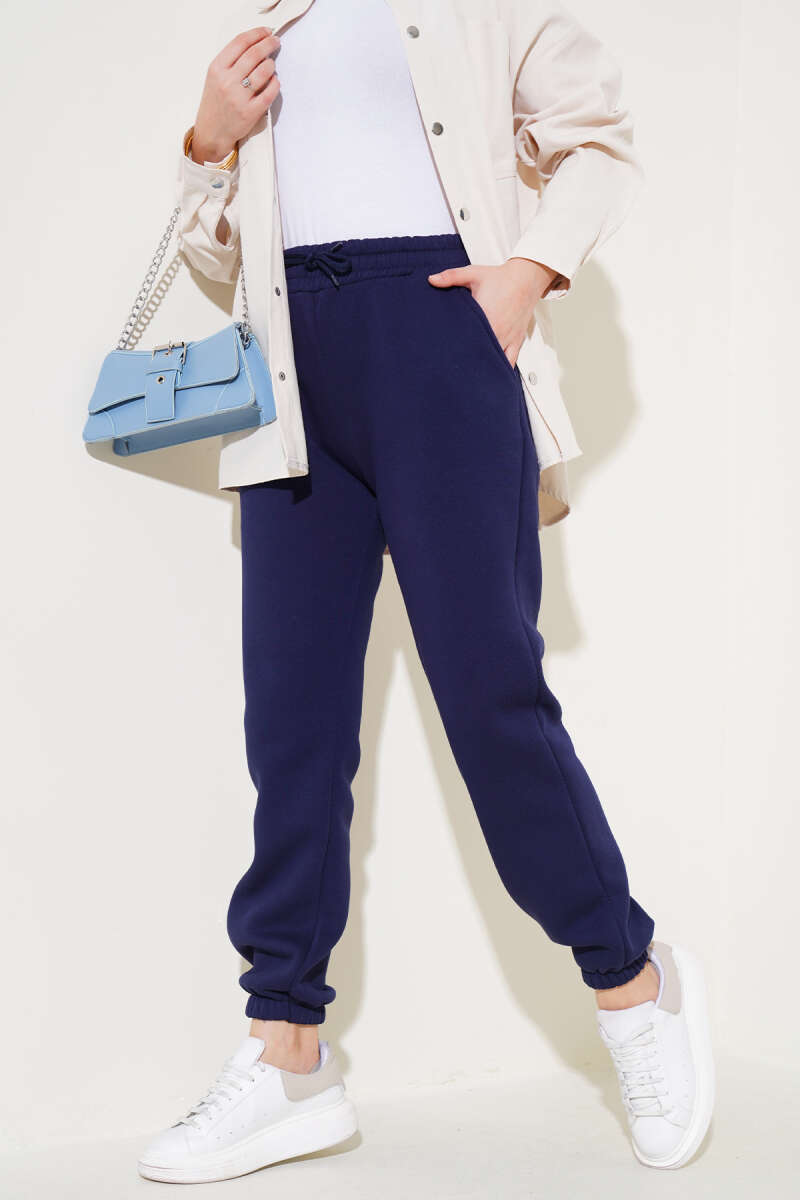 	 Üç İplik Jogger Pantolon Lacivert AY3958