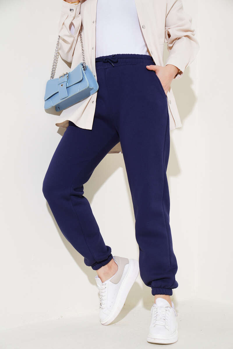 	 Üç İplik Jogger Pantolon Lacivert AY3958