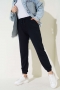 Bel Ve Bilek Lastikli Jogger Pantolon Lacivert AY3966