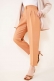 Pile Detaylı Havuç Pantolon Camel AY4532