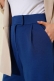 Cırtcırtlı Bol Paça Pantolon İndigo AY4536
