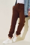 Üç İplik Jogger Pantolon Kahve AY3958