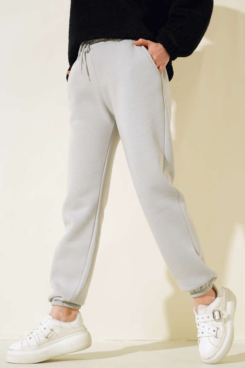 Üç İplik Jogger Pantolon Kayrak Grisi AY3958