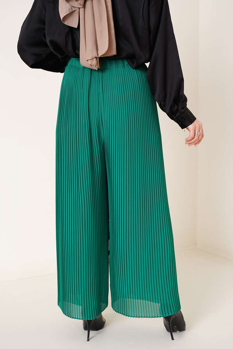Piliseli Şifon Pantolon Benetton AY4812