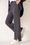 Bel Lastikli Fitilli Pantolon Füme AY4922