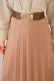 Pilise Detaylı Latte Etek AY4938