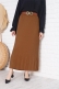 İnce Pliseli Taba Etek AY4960