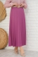 Pilise Detaylı Magenta Etek AY4938