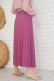 Pilise Detaylı Magenta Etek AY4938