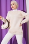 Üç İplik Basic Sweatshirt Bej AY6368