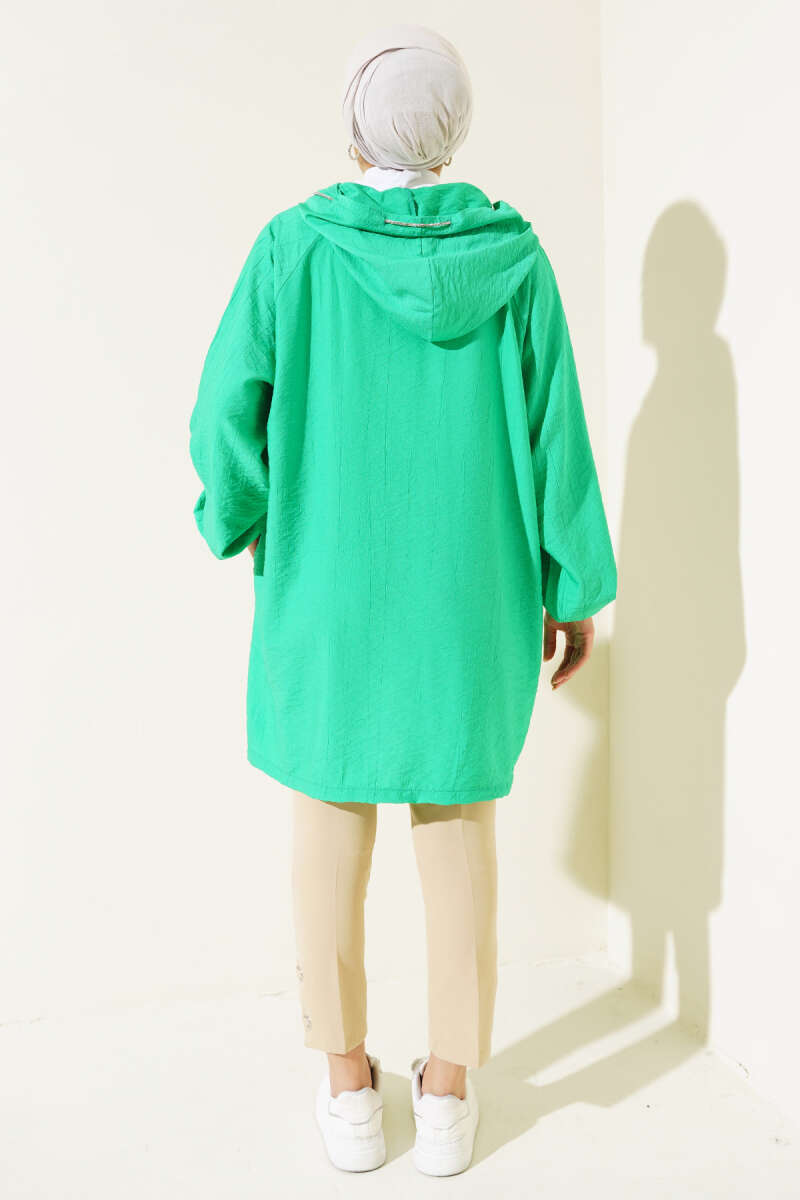 Kapüşonlu Simli Kap Benetton AY7008