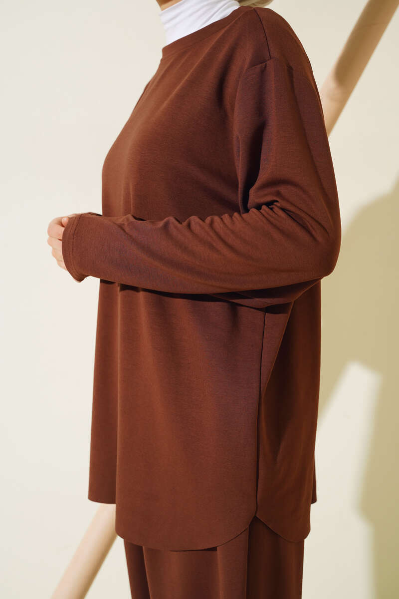 Loyşa Salaş Basic İkili Takım Kahve AY7042