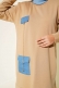 Zincir Sallantılı Tunik Camel AY7250