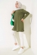 Uzun Kol Basic Tunik Haki AY7254