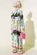 Etnik Desen Kimono İkili Takım Yeşil AY7454