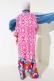 Kol Lastikli Salaş Kimono Takım Fuşya AY7454