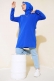 Uzun Kol Basic Tunik Saks AY7254