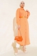 Kemerli Uzun Tunik Oranj AY7816