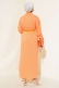 Kemerli Uzun Tunik Oranj AY7816
