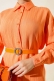 Kemerli Uzun Tunik Oranj AY7816