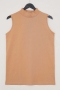 Balıkçı Yaka Kolsuz Camel Bluz AY8210