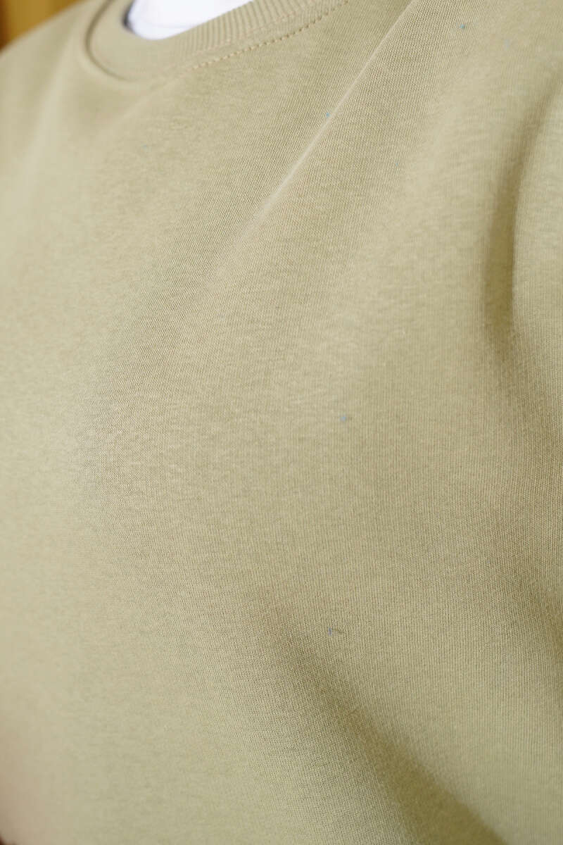 Üç İplik Basic Sweatshirt Çağla Yeşili AY6368