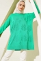 Yaprak Desen Triko Tunik Benetton AY8540