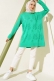 Yaprak Desen Triko Tunik Benetton AY8540
