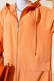 Çift Cepli Fermuarlı Hırka Oranj AY6006