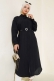 Kemerli Uzun Tunik Siyah AY7816