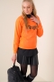 Angel Baskılı Oranj Sweatshirt AY10115