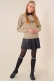 Angel Baskılı Vizon Sweatshirt AY10115