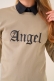 Angel Baskılı Vizon Sweatshirt AY10115