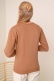 Brooklyn Baskılı Taba Sweatshirt AY10117