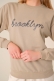 Brooklyn Baskılı Vizon Sweatshirt AY10117