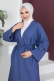 Beli Kuşaklı Kimono Tsd İndigo AY13260